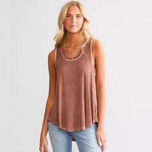 NEW! Buckle White Crow Washed Tanked Top, Size XL